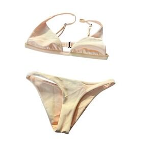 Ark minimal swimwear light‎ orange two piece bikini